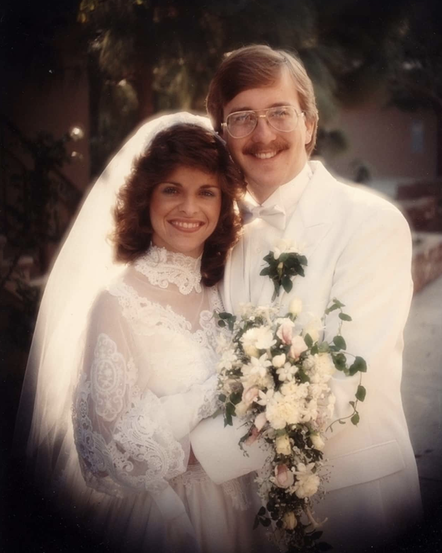 80s wedding